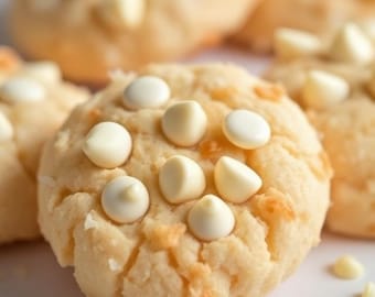 Receta de galletas de coco / Dulce casero fácil / Suaves y masticables como las de panadería / Descarga digital imprimible