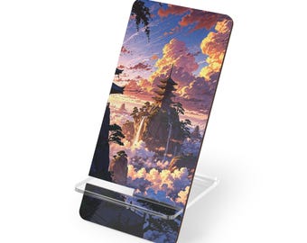 Mystic Sky Pagoda 2 Mobile Display Stand for Smartphones | Scenic Phone Dock