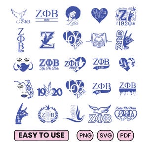 Zeta Phi Beta Svg Bundle, ZPB Svg, Zeta Phi Beta Heart Dove Cut File,1920 Zeta Phi Beta Sign Svg, Sorority Svg, Zeta Png, Silhouete, Zeta