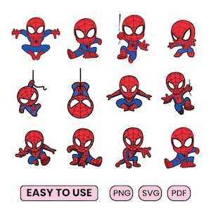 Spiderman SVG-Bundle, Spiderman Clipart, Spiderman Schnittdateien für Circut, Spiderman Silhouette, Spiderman Png, Spiderman svg, Spiderman Kopf