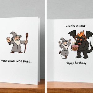 Non passerai mai senza torta Biglietto di auguri di compleanno stampabile