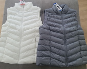 Op maat geborduurd puffervest – gepersonaliseerde winterbovenkleding