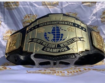 Cinturón del Campeonato Intercontinental Personalizado – Título de Lucha Coleccionable