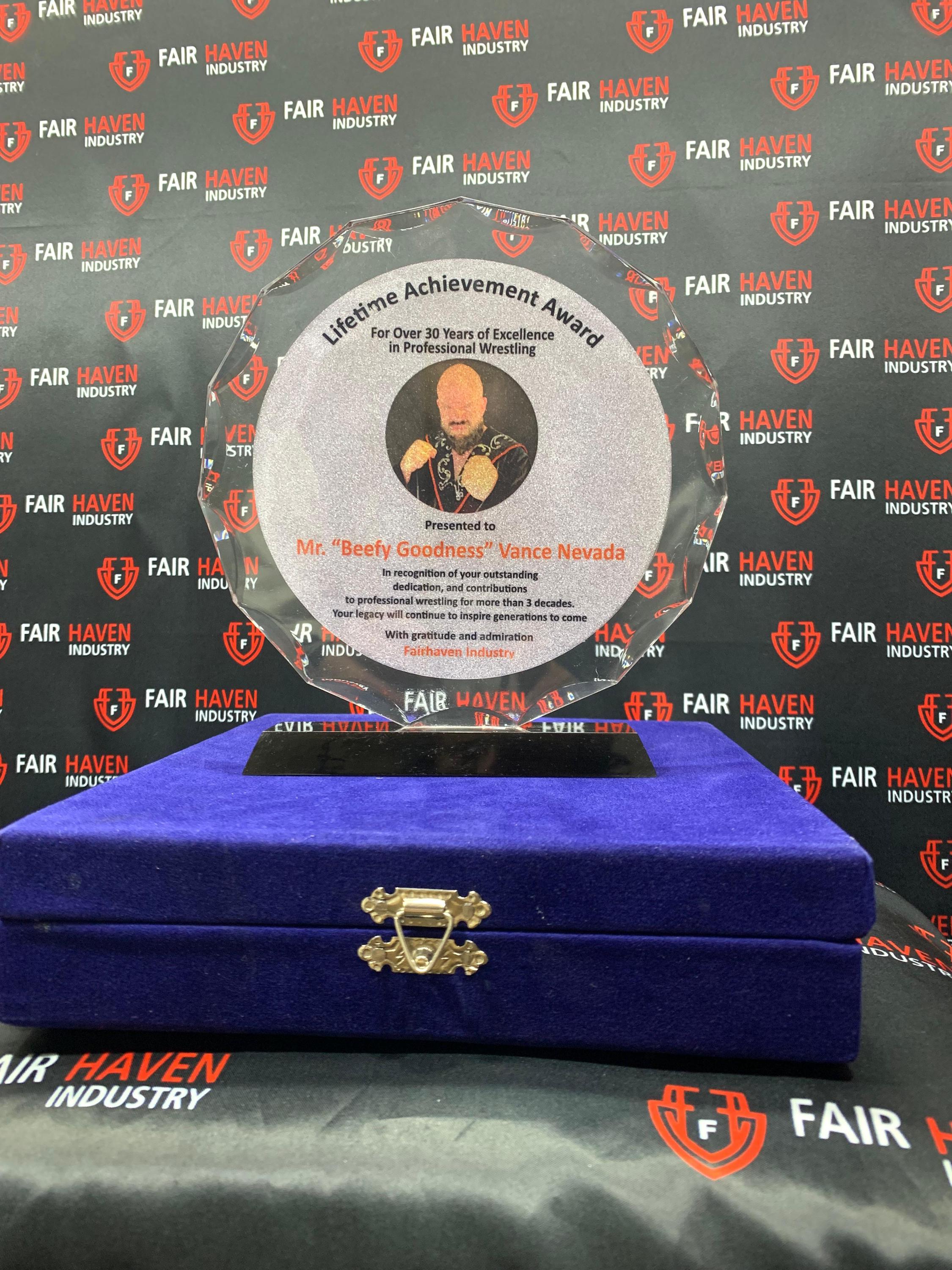 Custom Crystal Lifetime Achievement Award Plaque - Etsy
