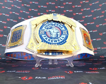 Spinner Farewell john cena Tour 2025 Spinner Championship Title Belt