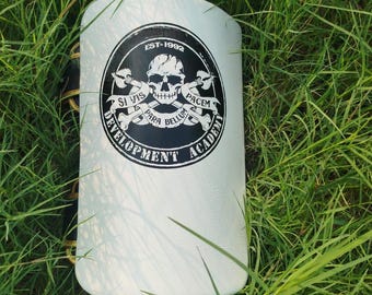 Almohadilla de patada de pantorrilla para entrenamiento de Muay Thai/Kickboxing, cuero de búfalo ligero.