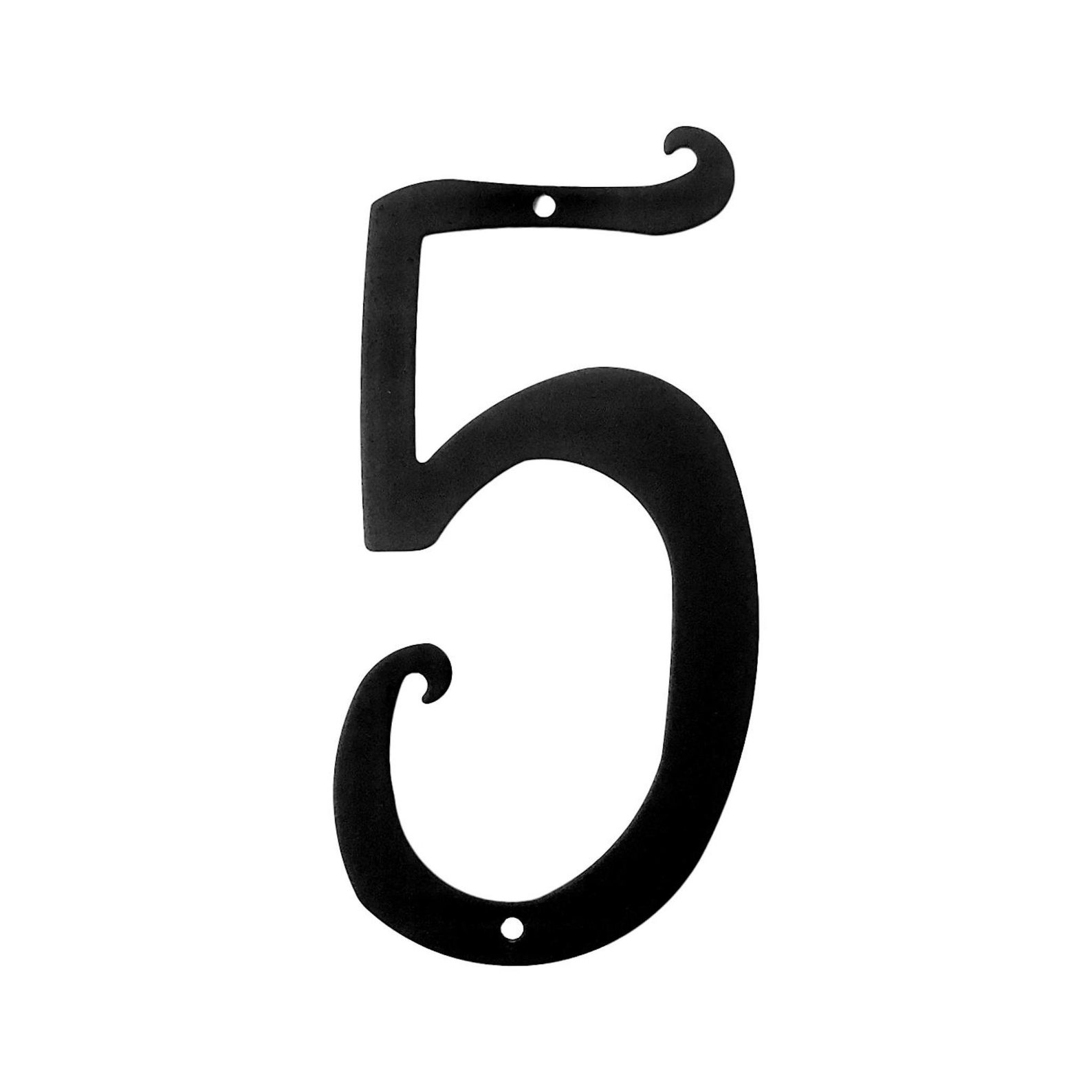 House Number Set of 3 Antique Style Black Powder Coated Metal - Etsy