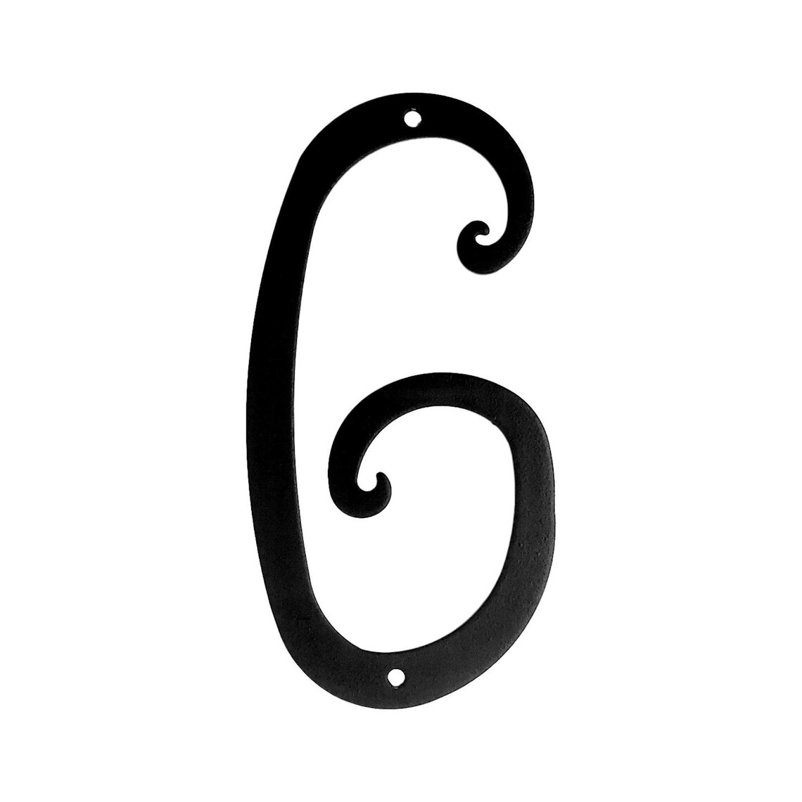 House Number Set of 3 Antique Style Black Powder Coated Metal - Etsy