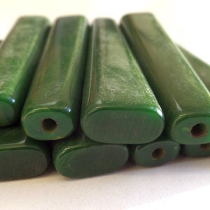 Antique American GREEN Catalin Bakelite 10 bars 9 mm 122 gram 