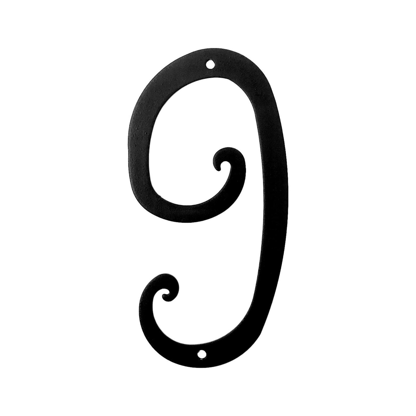 House Number Set of 3 Antique Style Black Powder Coated Metal - Etsy