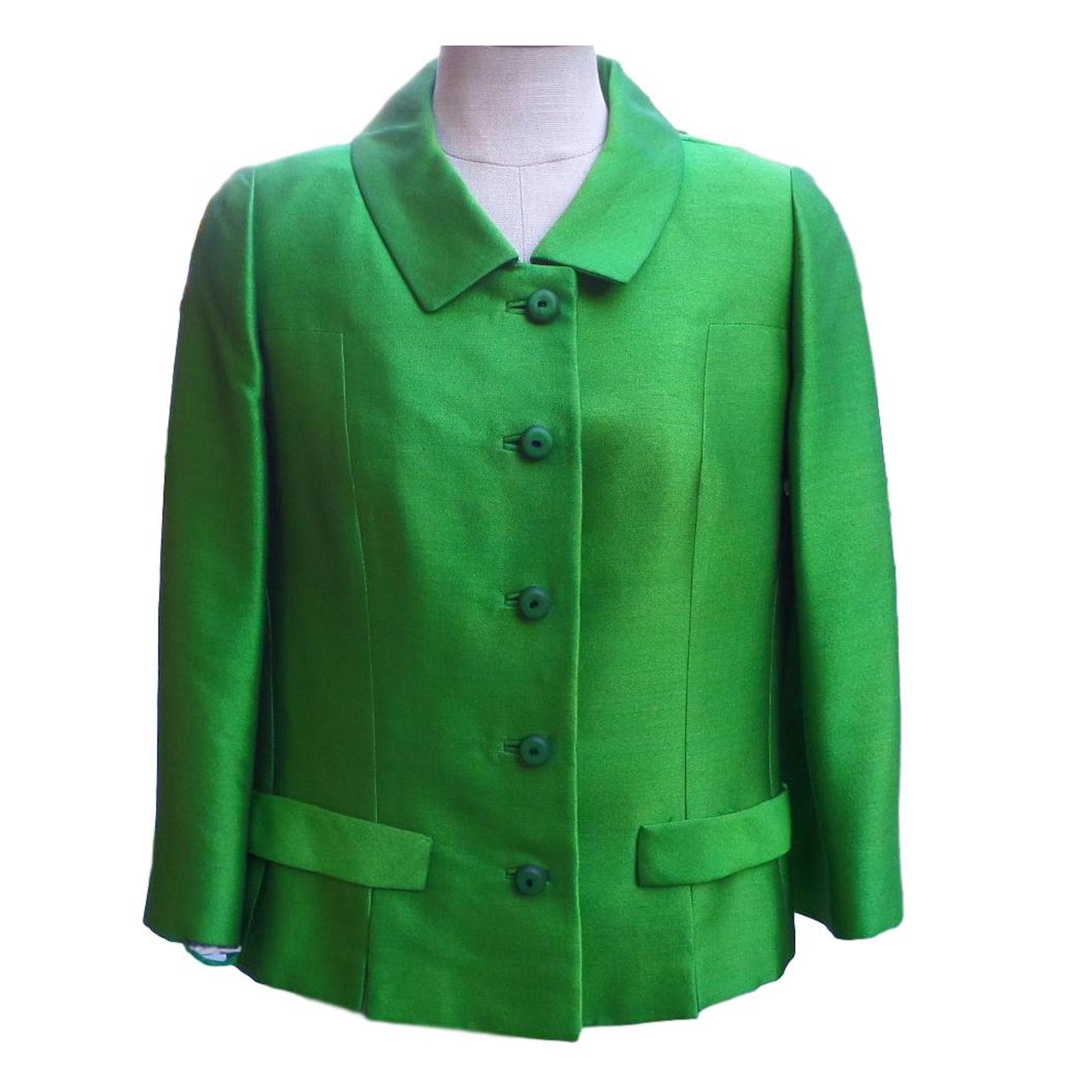 ERNST STRAUSS Vintage 60s Bright Green 