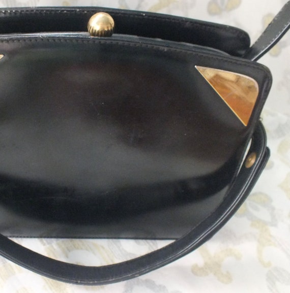 Dofan Leather Handbag, Vintage Mid-Century Fabulo… - image 6