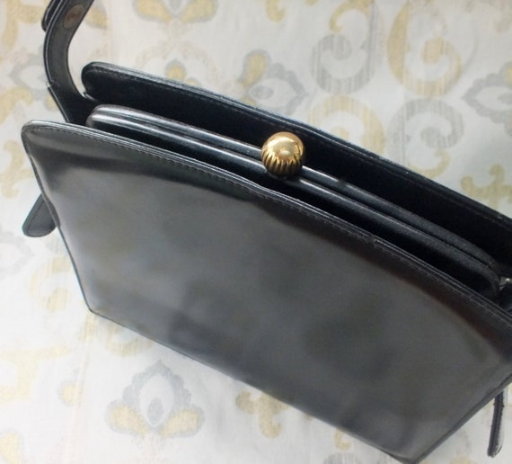 Dofan Leather Handbag, Vintage Mid-Century Fabulo… - image 3