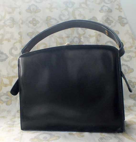 Dofan Leather Handbag, Vintage Mid-Century Fabulo… - image 1