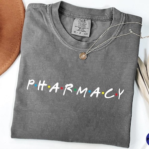 Comfort Colors® apothekersshirt, apotheek T-shirt, apotheek technisch shirt, shirt madeliefje apotheker, cadeau voor apothekersassistent, cadeau apotheker