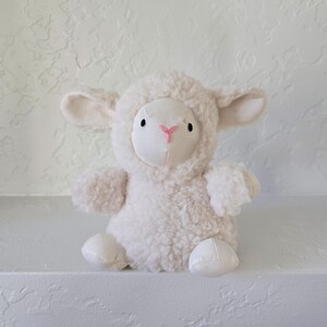 Lamb Plushie Sewing Pattern and Tutorial - beginner friendly, step by step illustrated guide - DIY plush toy stuffed animal handmade sheep image 7