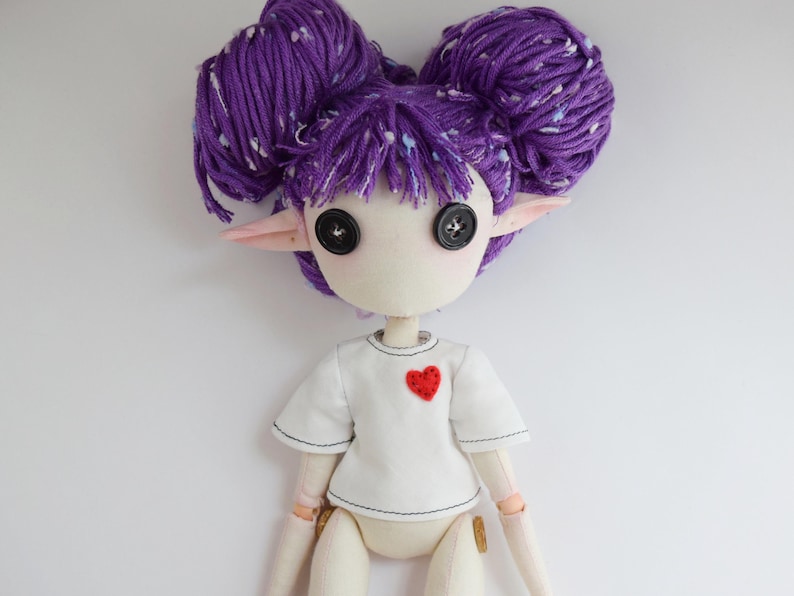 Unisex Doll T-Shirt Pattern and Tutorial - Long & Short Sleeve, Regular + Cropped - Step by Step Illustrated Guide with Videos image 10