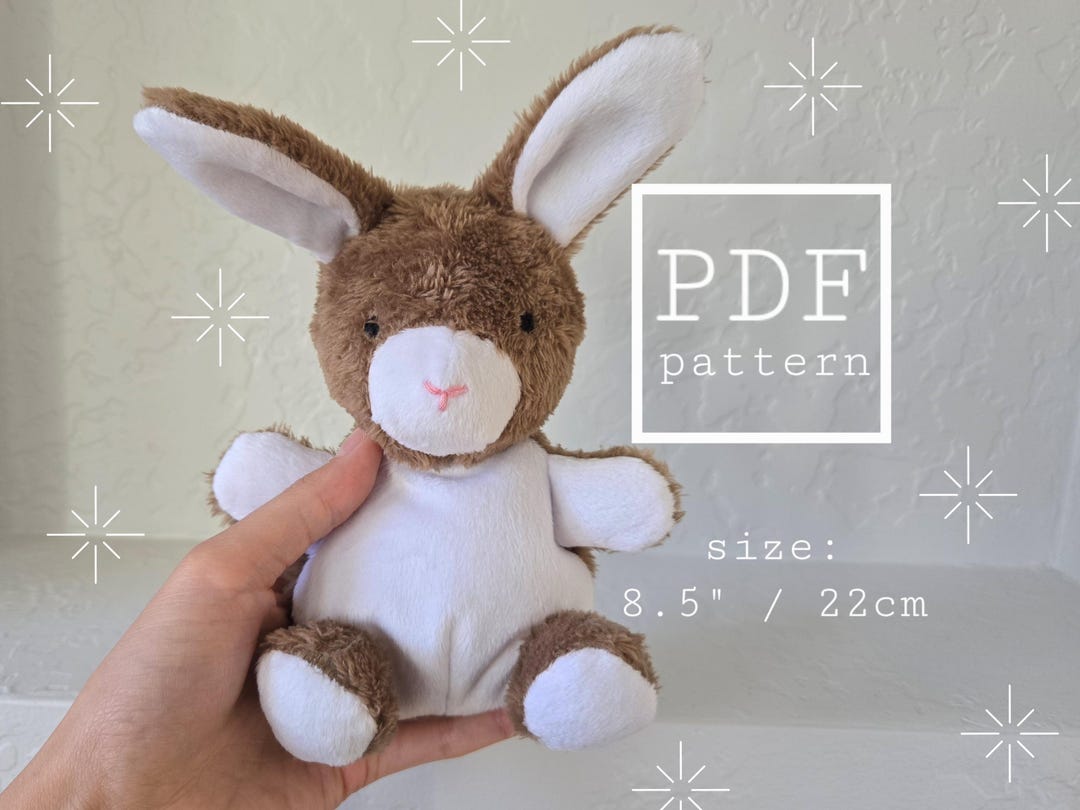 Padded Rabbit Sewing Tutorial Bunny Rabbit Sewing Pattern and Tutorial - Beginner Friendly, Step by ...