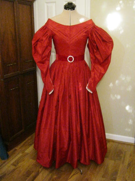 1830 Gigot Sleeve Dressexample - Etsy