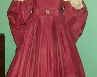 EXAMPLE-1830 Gigot Sleeve Dress