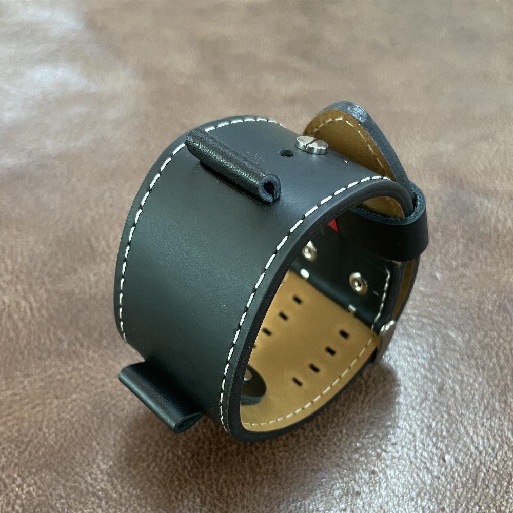 20mm Cinturino IN Pelle Cinturino Chiusura Realizzato Per - Foto 8