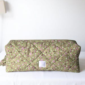 Sac à outils pour cheveux à motif floral, sac Dyson Airwrap/Airstrait, sac de rangement matelassé, sac de voyage en coton, sac pour femme, sac à outils pour cheveux à fleurs