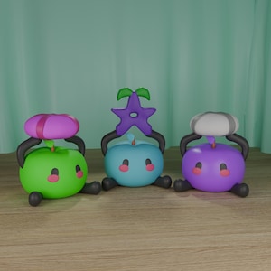 Junimo 3D Print File – STL Model for 3D Printer, Stardrop & Bundle, Game Figure, Digital Download, Video Game Collectible