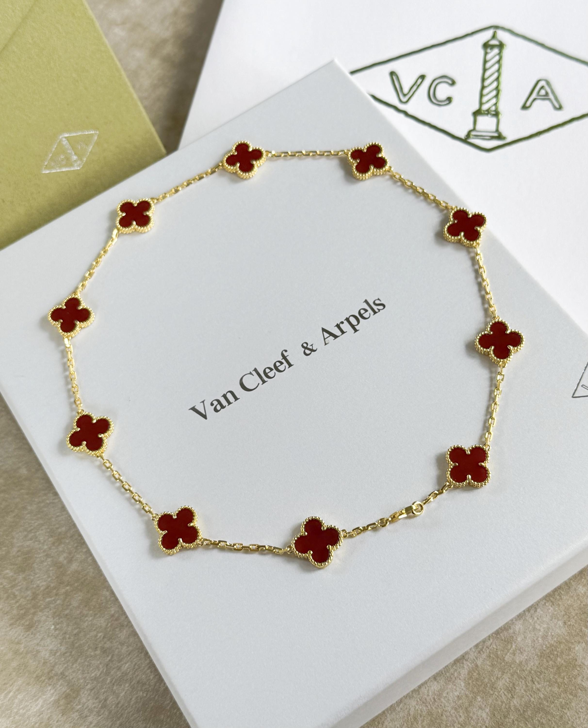 Vintage Alhambra Necklace, 10 Motifs