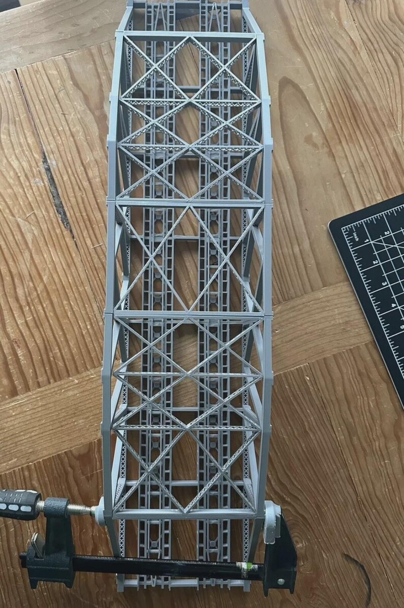 HO SCALE 56.5 Inch Arch Truss Bridge Double Track 