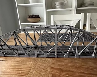 HO Scale Truss Bridge 24.5 inches “Unassembled Kit”