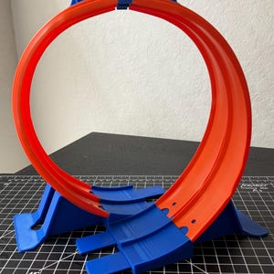 Double Track Loop Hot Wheels Compatible Double Track Loop “track Not Included” Glue ...