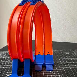 Double Track Loop Hot Wheels Compatible Double Track Loop “track Not Included” Glue ...