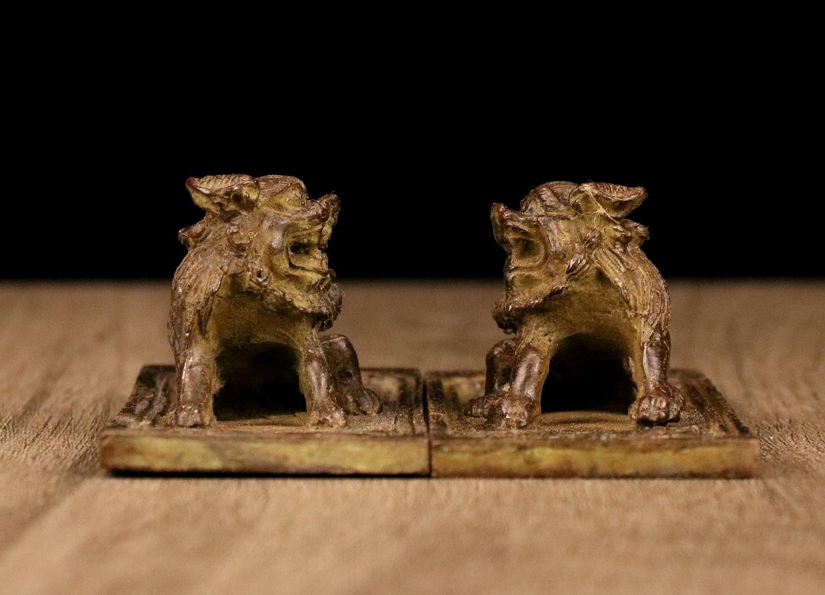Tête De Lion En Fer – Statuette Ou Presse-papier, Brut à Décaper/repeindre