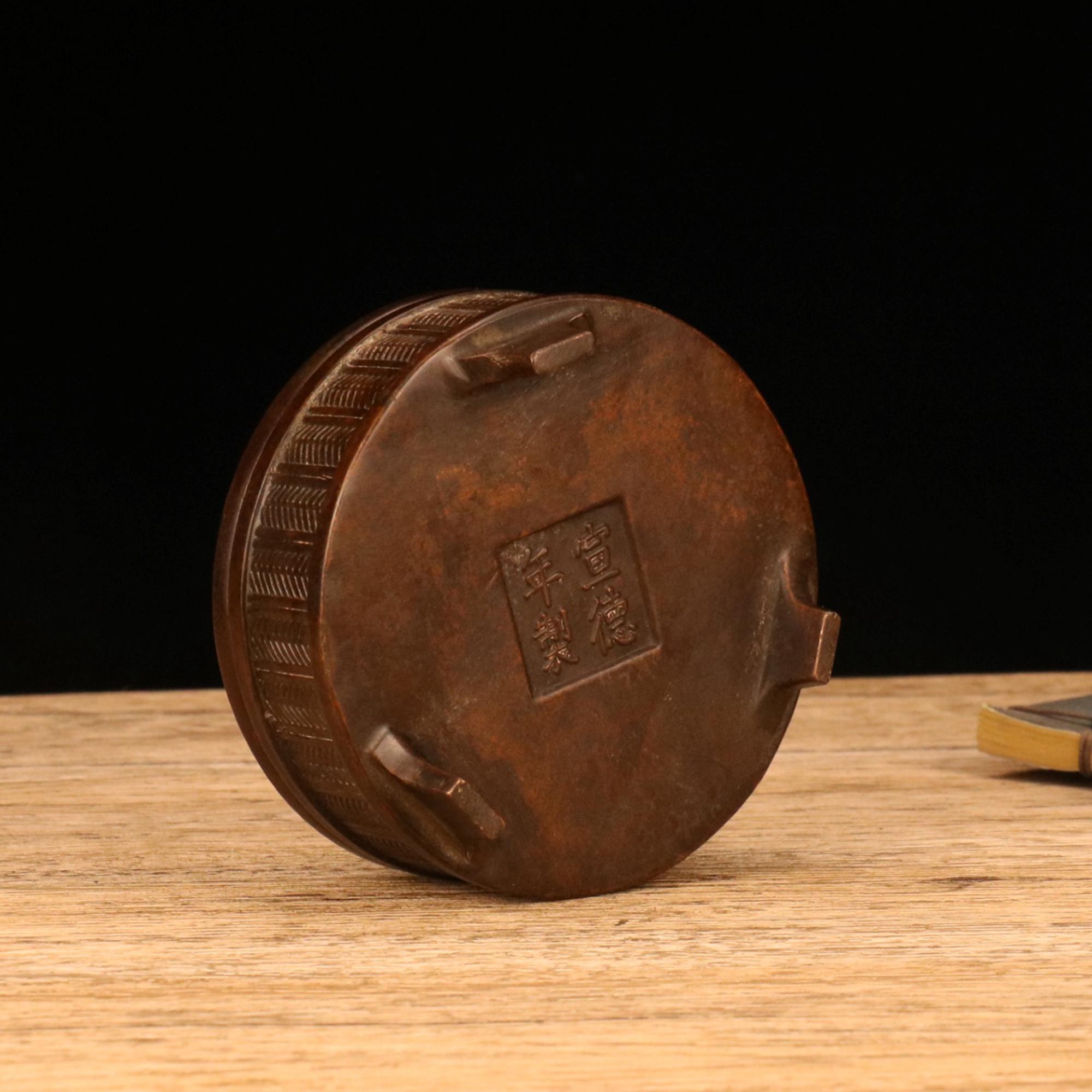 ヴィンテージブロンズ彫刻の龍の香炉、風水像 - Etsy 日本