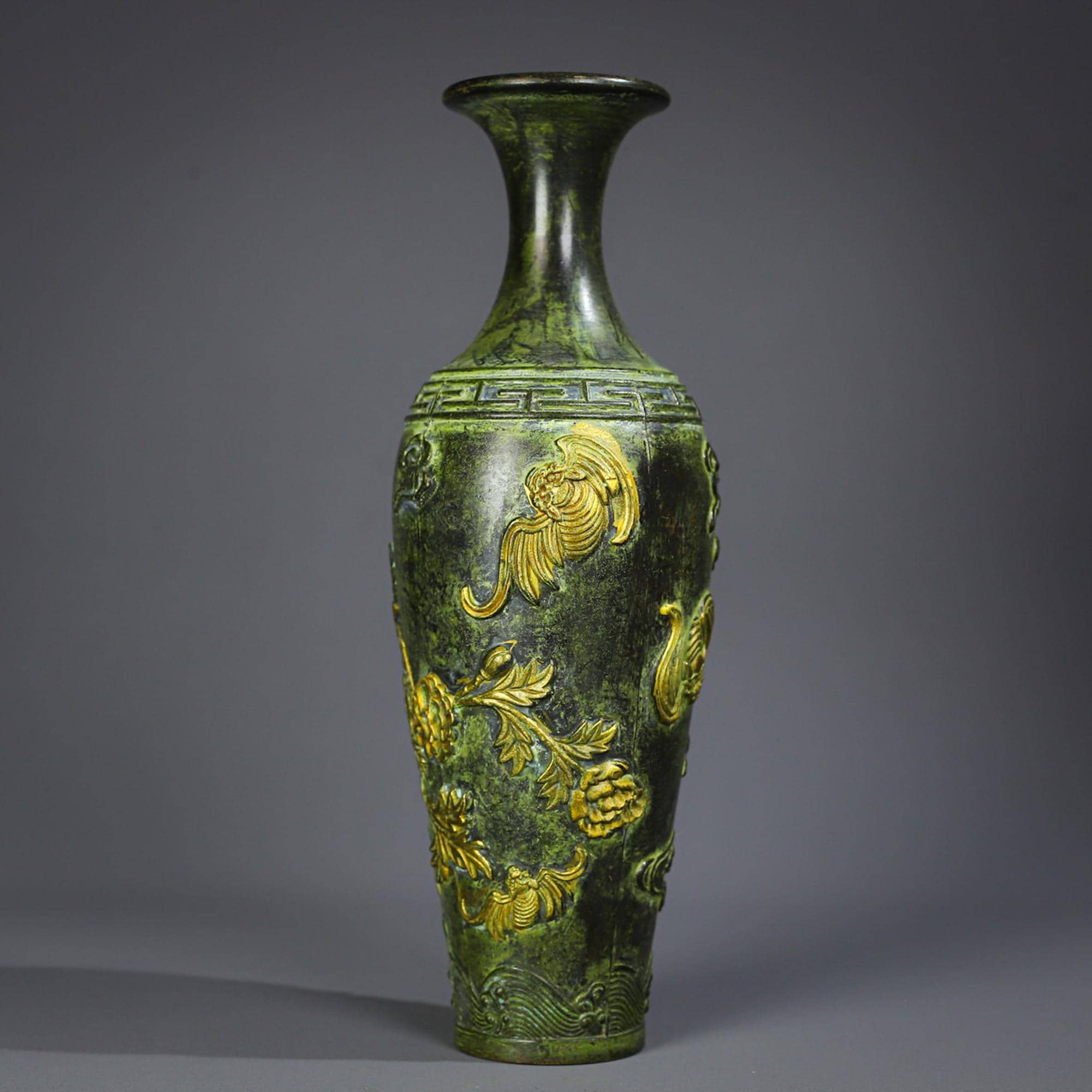 Chinese metal vase - Etsy 日本