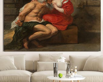 Peter Paul Rubens Massacre Of The Innocents , Extra Large Wall Art, Tempered glass wall art, Ready to Hang, Canvas Wall Art, Oil Painting