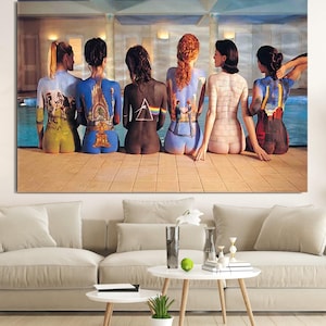 Catalogo dei Pink Floyd, poster dei Pink Floyd, tela dei Pink Floyd, decorazione da parete di una band musicale, pronta da appendere