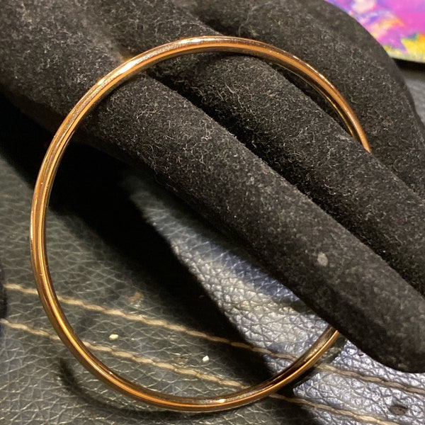 antique victorian vintage 18k gold filled rolled bracelet bangle slave hallmarked 18k ref diameter 57mm