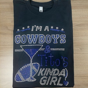 Tito&#39;s | Football | Cowboys | Rhinestone Tee |