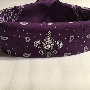 Bandana w/Bling | Workout/Yoga | Headwrap | Biker Headgear | All Colors