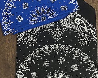 Rhinestone Bandana: Cotton Biker Headwrap