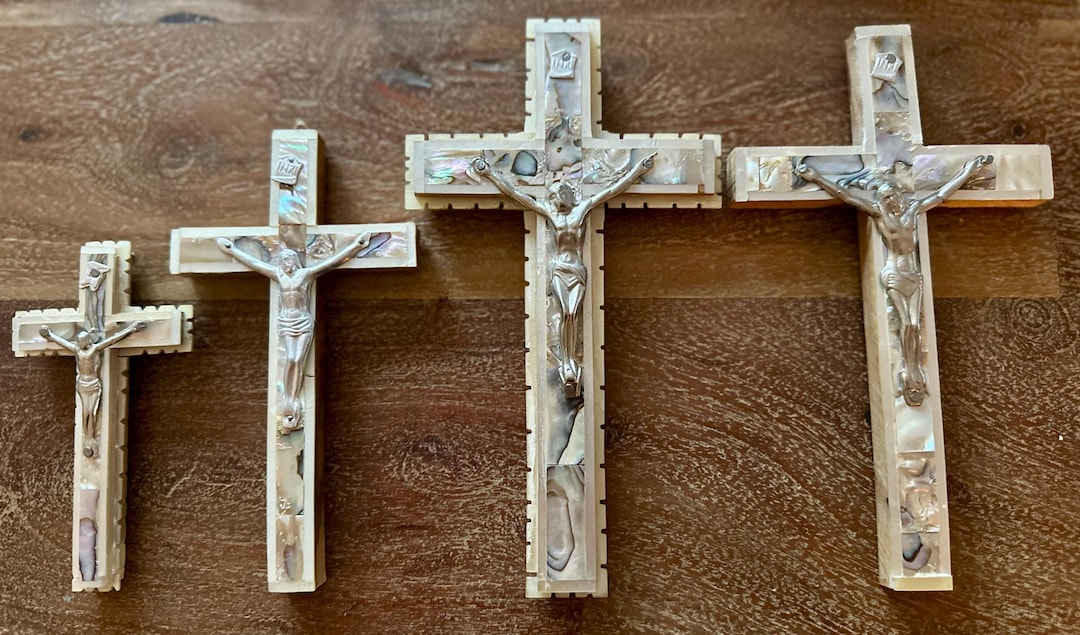 Mother of Pearl Hanging Cross