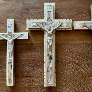 Mother of Pearl Hanging Cross
