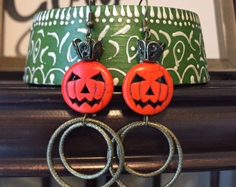 Halloween Pumpkin Earrings