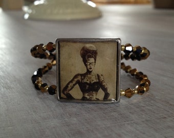1950's Tattooed Lady Bracelet