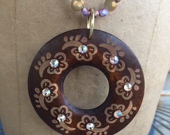 Beaded Medallion Necklace