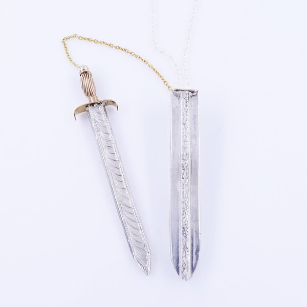 Sword Necklace Etsy