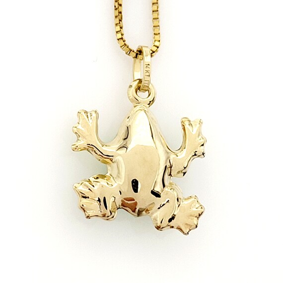 Vintage Milor Enamel Frog Charm - Vintage Italian… - image 5