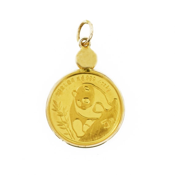 Chinese Panda Coin .999 1/20 oz Yellow Gold Penda… - image 1