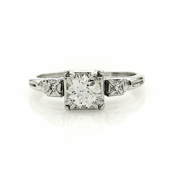 Orange Blossom Traub Diamond Ring Platinum - Vinta